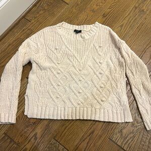 J Crew cable knit sweater